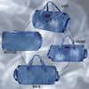 ZAINTO Denim Duffel Bag for Gym and travel