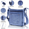 ZAINTO Denim Cross-Body sling Bag for men and women