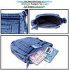 ZAINTO Denim Cross-Body sling Bag for men and women