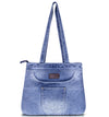 ZAINTO® Denim Tote Bag for Women with Zip | Stylish Shoulder Bag for College, Work & Travel | Eco-Friendly, Spacious,Handbag with jeans Pockets