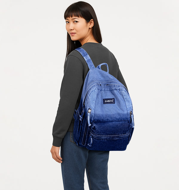 Denim Backpack for Women