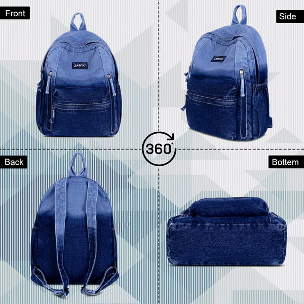 Denim Backpack for Women