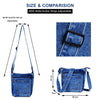 ZAINTO Denim Cross-Body sling Bag for men and women
