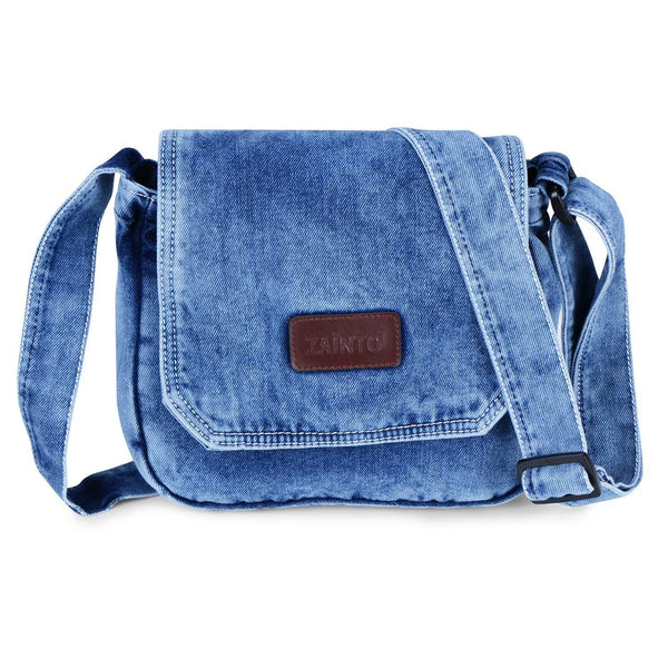 Denim Sling crossbody bag for women and men - ZAINTO Bag