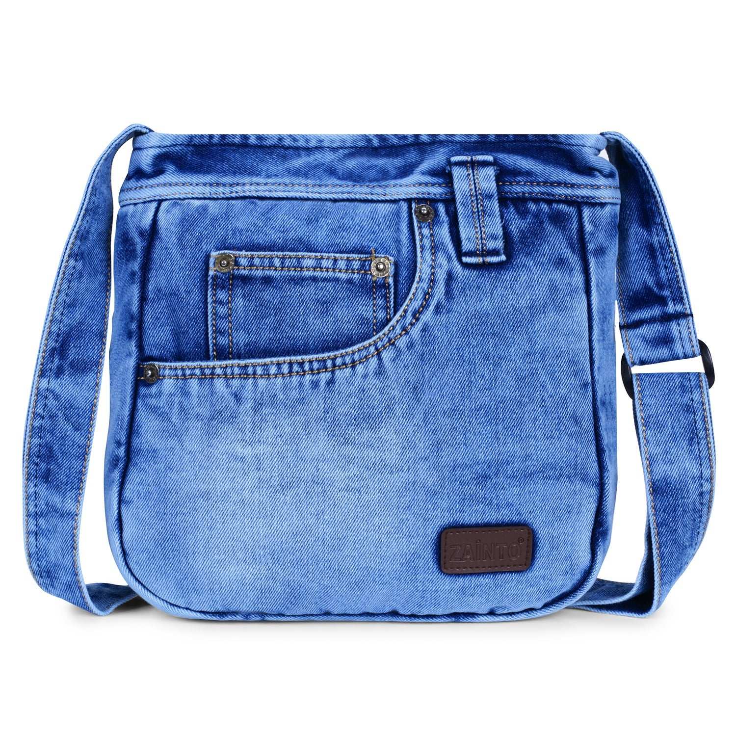 Shoulder Bag Walmart Blue Jean Purses Premium Denim Sling Bag For