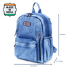 ZAINTO Denim Backpack for women Students college Bookbag - ZAINTO Bag