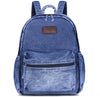 ZAINTO® Women's Denim Laptop Backpack | Eco-Friendly Office & Work Bag with Laptop Sleeve | Stylish Lightweight Professional Bag for Women | Travel, Business, School & Daily Use