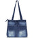 ZAINTO® Denim Tote Bag for Women with Zip | Stylish Shoulder Bag for College, Travel, Work | Spacious, Eco-Friendly, Lightweight Casual Jean Tote | Blue Durable Handbag for Girls & Ladies