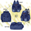 ZAINTO Denim Backpacks for men and women Stylish Outdoor Travel bag