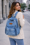 Denim Backpack for Women