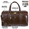 ZAINTO Unisex 7kg Duffel bag for Cabin (Brown)