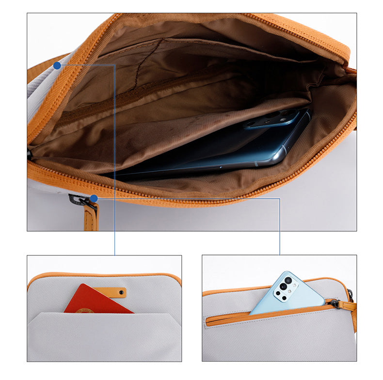 ZAINTO Handmade Latest Sling Cross-Body Bags With Adjustable Shoulder Strap sling bag for Girls/Women(Grey)