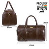 ZAINTO Unisex 7kg Duffel bag for Cabin (Brown)