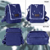 ZAINTO Stylish Denim Crossbody Sling Bag for Women & Girls – Casual Fringe Shoulder Bag with Adjustable Strap