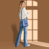 ZAINTO Crossbody Sling Bag for Women & Girls – Stylish Denim Casual Fringe Shoulder Bag with Adjustable Strap