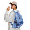 ZAINTO® Denim Backpack for Women | Stylish College Bag | Eco-Friendly Upcycled Office Backpack | Lightweight Blue Jeans Bag for Girls | Vintage, Durable & Spacious Daily Backpack