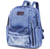 ZAINTO® Denim Backpack for Women | Stylish College Bag | Eco-Friendly Upcycled Office Backpack | Lightweight Blue Jeans Bag for Girls | Vintage, Durable & Spacious Daily Backpack