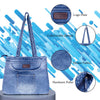 ZAINTO® Denim Tote Bag for Women with Zip | Stylish Shoulder Bag for College, Work & Travel | Eco-Friendly, Spacious,Handbag with jeans Pockets
