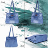 ZAINTO® Denim Tote Bag for Women with Zip | Stylish Shoulder Bag for College, Work & Travel | Eco-Friendly, Spacious,Handbag with jeans Pockets