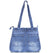 ZAINTO® Women's Denim Tote Bag with Zip Closure | Stylish, Spacious & Durable Shoulder Bag for College, Work & Travel | Eco-Friendly, Lightweight & Reusable Blue Jean Handbag