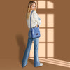 ZAINTO Crossbody Sling Bag for Women & Girls – Stylish Denim Casual Fringe Shoulder Bag with Adjustable Strap