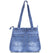 ZAINTO® Women's Denim Tote Bag with Zip Closure | Stylish, Spacious & Durable Shoulder Bag for College, Work & Travel | Eco-Friendly, Lightweight & Reusable Blue Jean Handbag