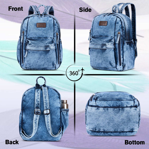 ZAINTO Denim Backpacks for women