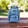 ZAINTO Denim Backpacks for women Stylish Outdoor Travel Commute Daypack Large Capacity Schoolbag College Students Junior High School Students Bookbag