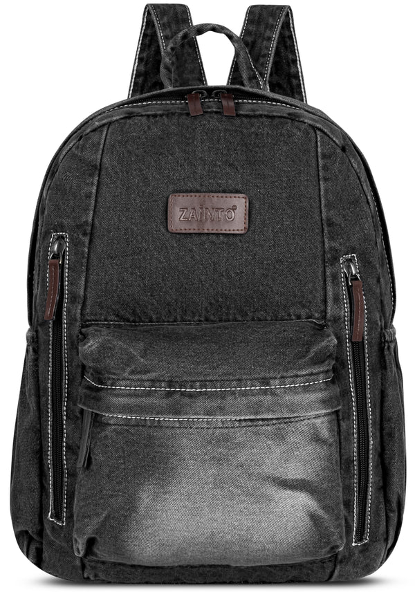 ZAIINTO Denim Backpacks for men and women Stylish Outdoor Travel bag