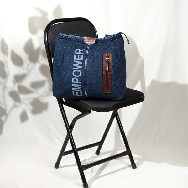 ZAINTO Denim Tote Bag for Women