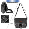 ZAINTO Denim Sling Bag for women and men Unisex Design, Crossbody Bag Adjustable Strap Students Stylish, Durable, and Eco-Friendly Book Bag