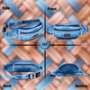 Zainto Denim Waist Bag for Men & Women - Stylish and Durable Fanny Pack for Travel, Hiking, and Everyday Use