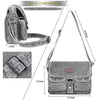 ZAINTO Eco-Friendly Denim Messenger Sling Bag for Men & Women | Upcycled Crossbody Shoulder Bag with Adjustable Strap & Multiple Pockets | Sustainable & Stylish Travel Satchel