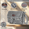 ZAINTO Eco-Friendly Denim Messenger Sling Bag for Men & Women | Upcycled Crossbody Shoulder Bag with Adjustable Strap & Multiple Pockets | Sustainable & Stylish Travel Satchel