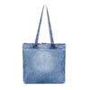 Stylish Denim Tote Bag for Women - Eco-Friendly, Durable, Lightweight, and Spacious Shoulder Bag for Shopping, Travel, or Everyday Use