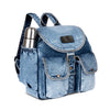 Stylish Denim Flap Backpack for Women & Men – Lightweight, Durable, and Spacious Bag for Travel, School, or Daily Use