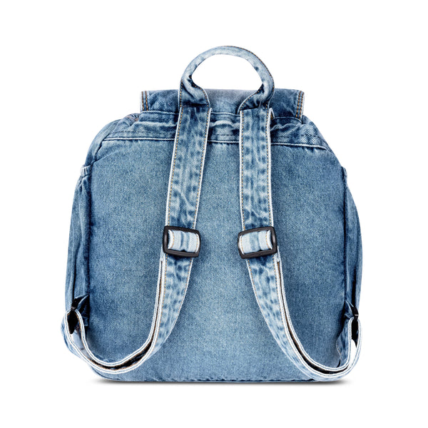 Stylish Denim Flap Backpack for Women & Men