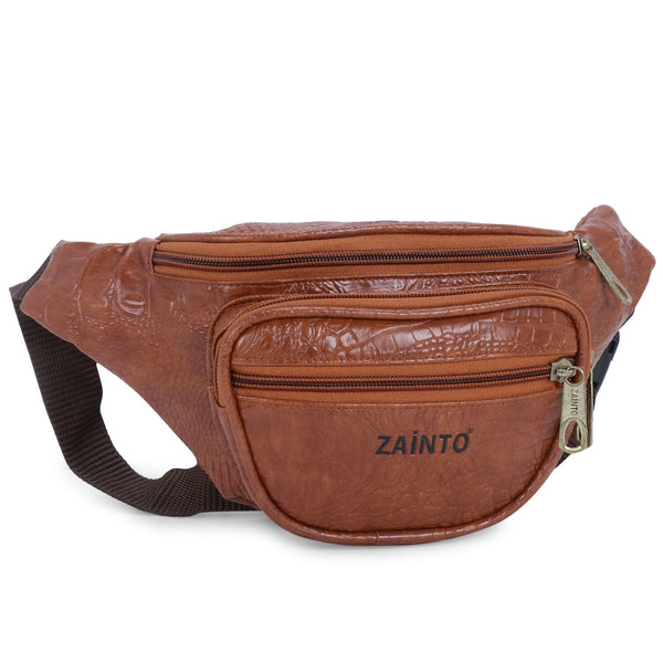 Vegan Leather Waist crossbody Bag for Men and Women - ZAINTO Bag